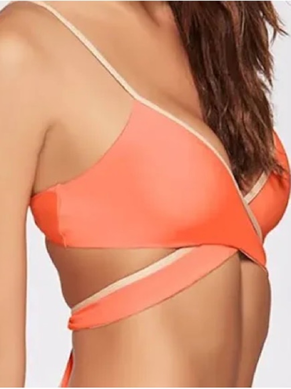 l*space Sorbet Piped Wrap Bikini Top